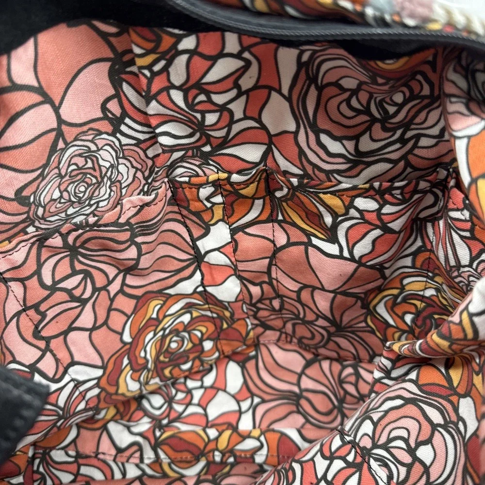 Handmade Patchwork Purse W/Ed Hardy Belt Handle Boho One Of A Kind Super Cool!‎